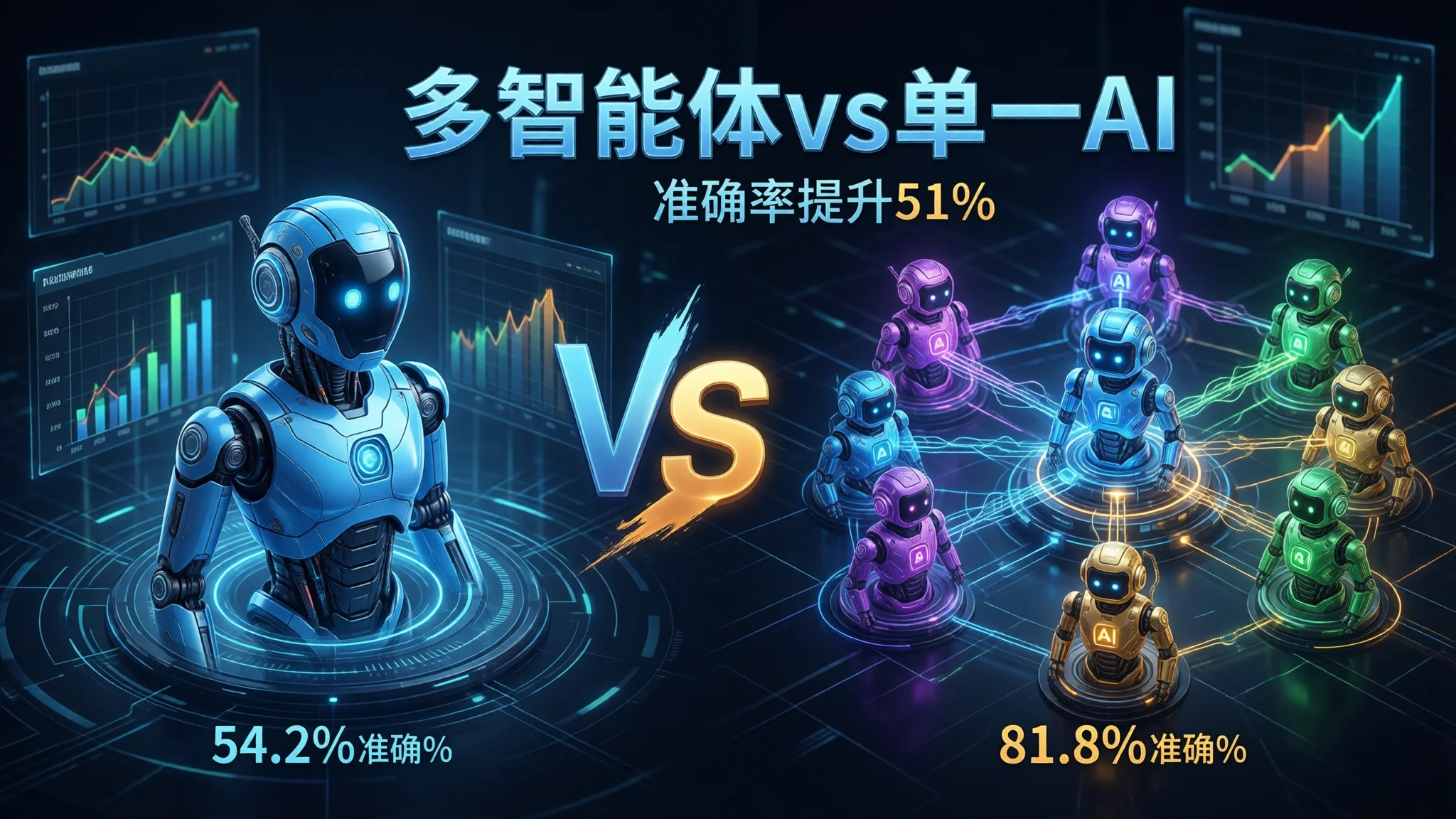 多智能体vs单一AI：TradingAgents 股票分析准确率提升51%的秘密